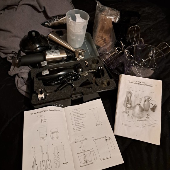 Wolfgang Puck new Food Prep Center AND Immersion Blender sets - Picture 2 of 5